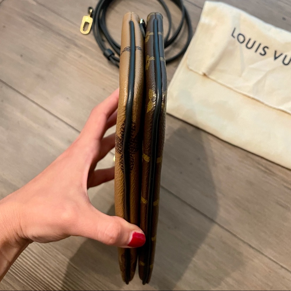 SOLD‼️Auth Louis Vuitton double zip pochette - Picture 5 of 16
